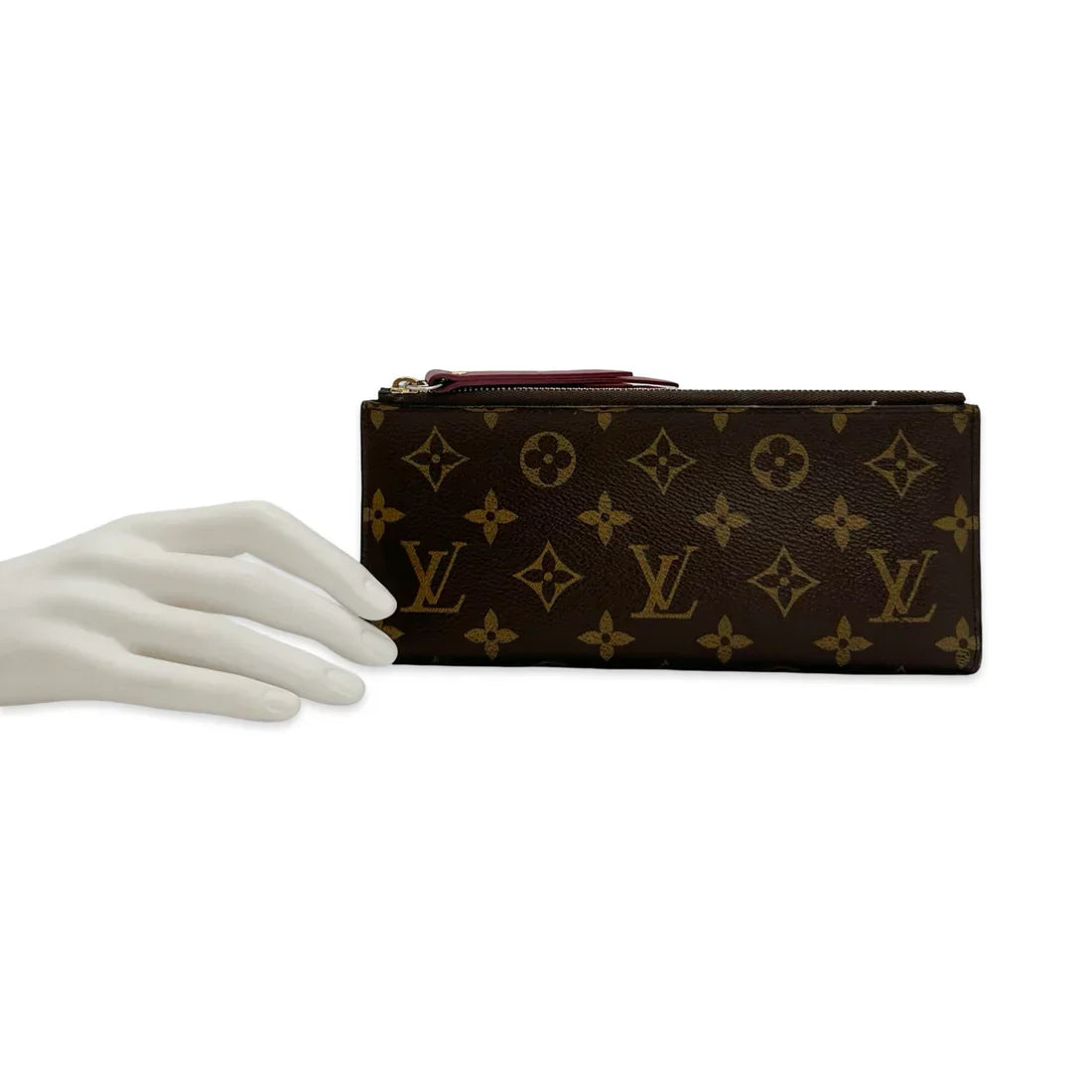 LOUIS VUITTON Monogram Adele Snap Wallet