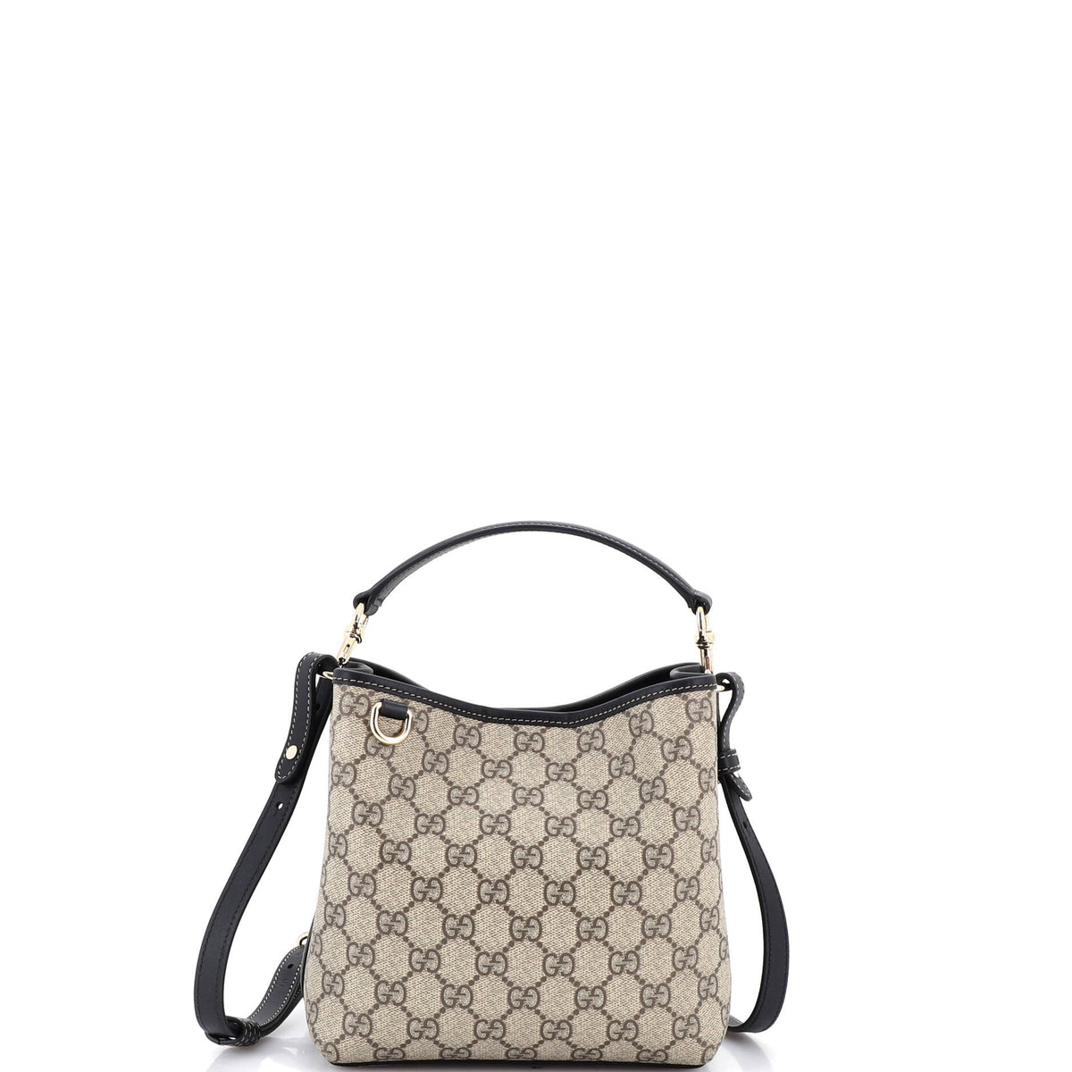 Gucci GG Emblem Bucket Bag GG Coated Canvas Small