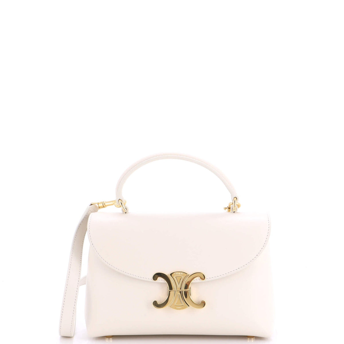 Celine Nino Top Handle Bag Leather Teen