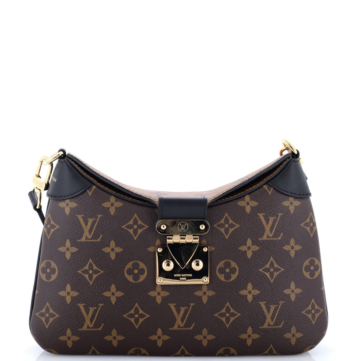 Louis Vuitton LV Twinny Handbag Monogram Canvas and Reverse Monogram Canvas with Leather