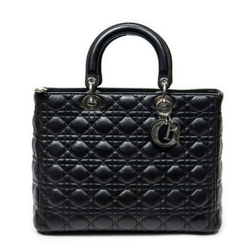 Christian Dior Lady Dior Bag Cannage Quilt Lambskin Large