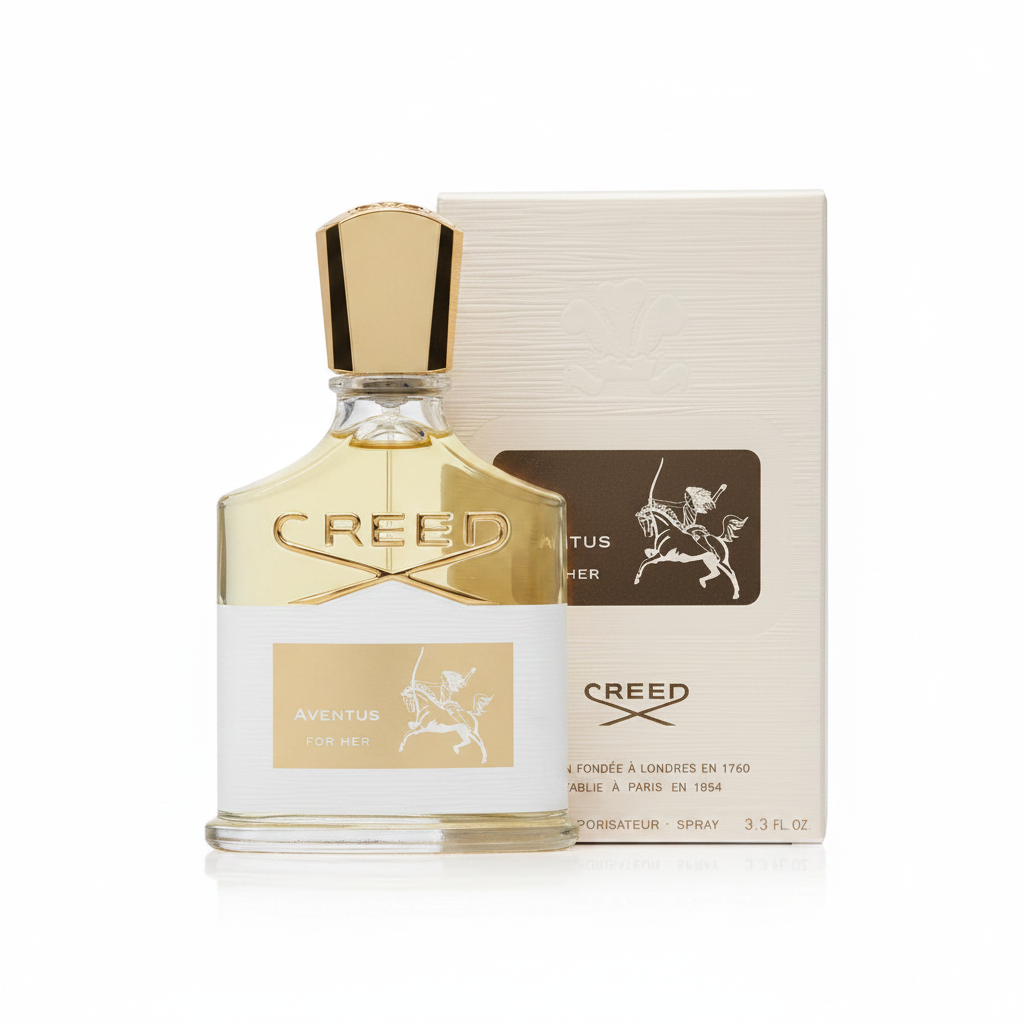 Creed Aventus For Her White Background