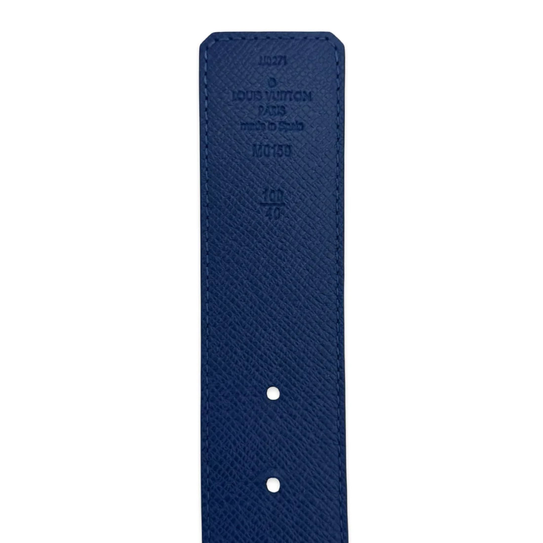 LOUIS VUITTON    Monogram Taiga Initiales Reversible Belt - size M & L