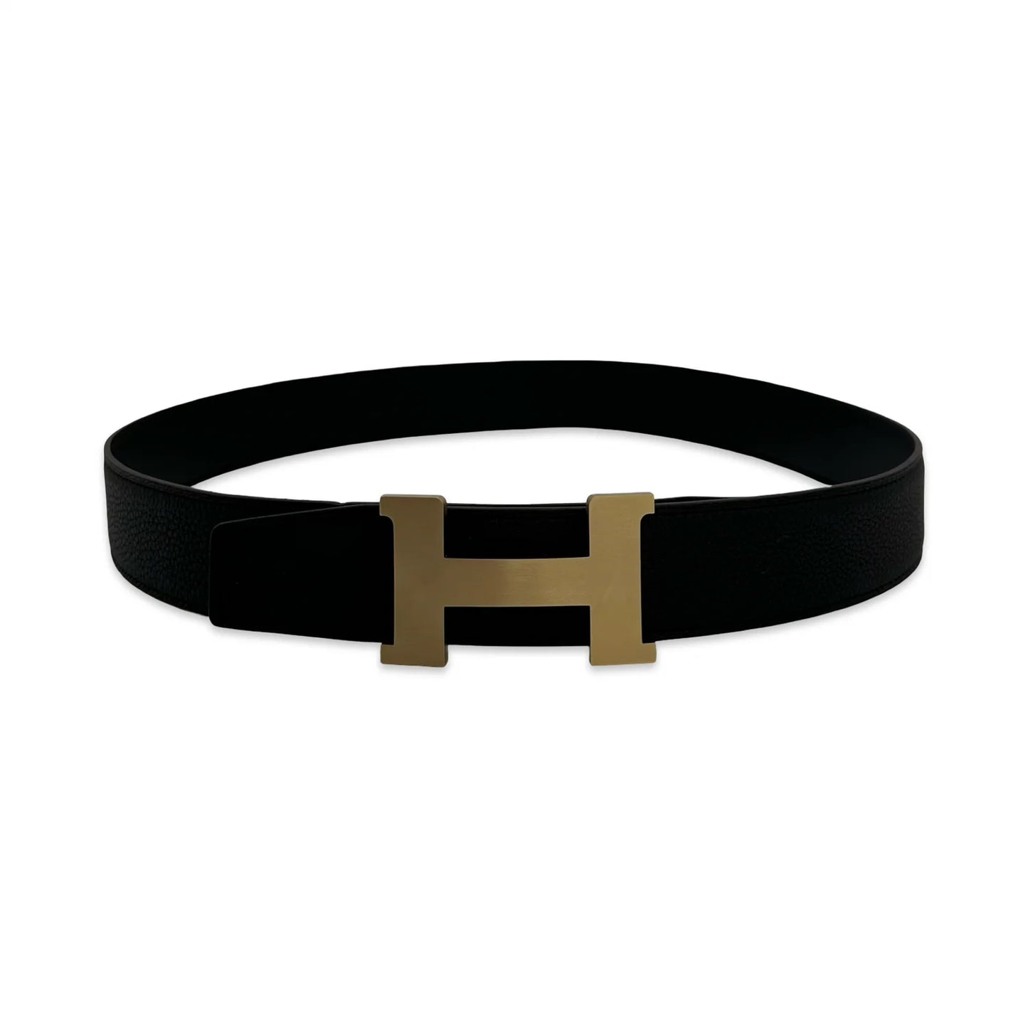 Hermes - Leather H Buckle 32mm Reversible Belt