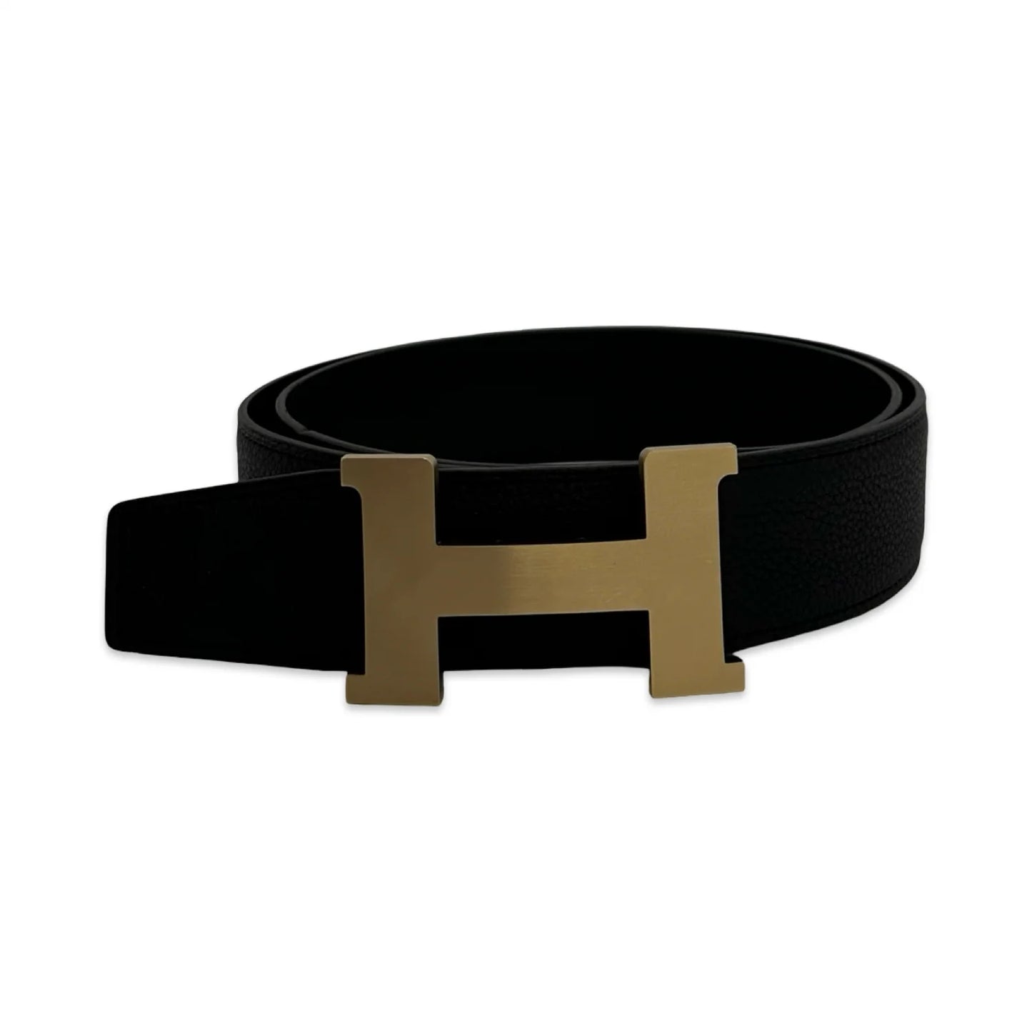 Hermes - Leather H Buckle 32mm Reversible Belt