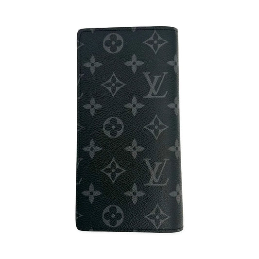 LOUIS VUITTON  Monogram Eclipse Brazza Wallet