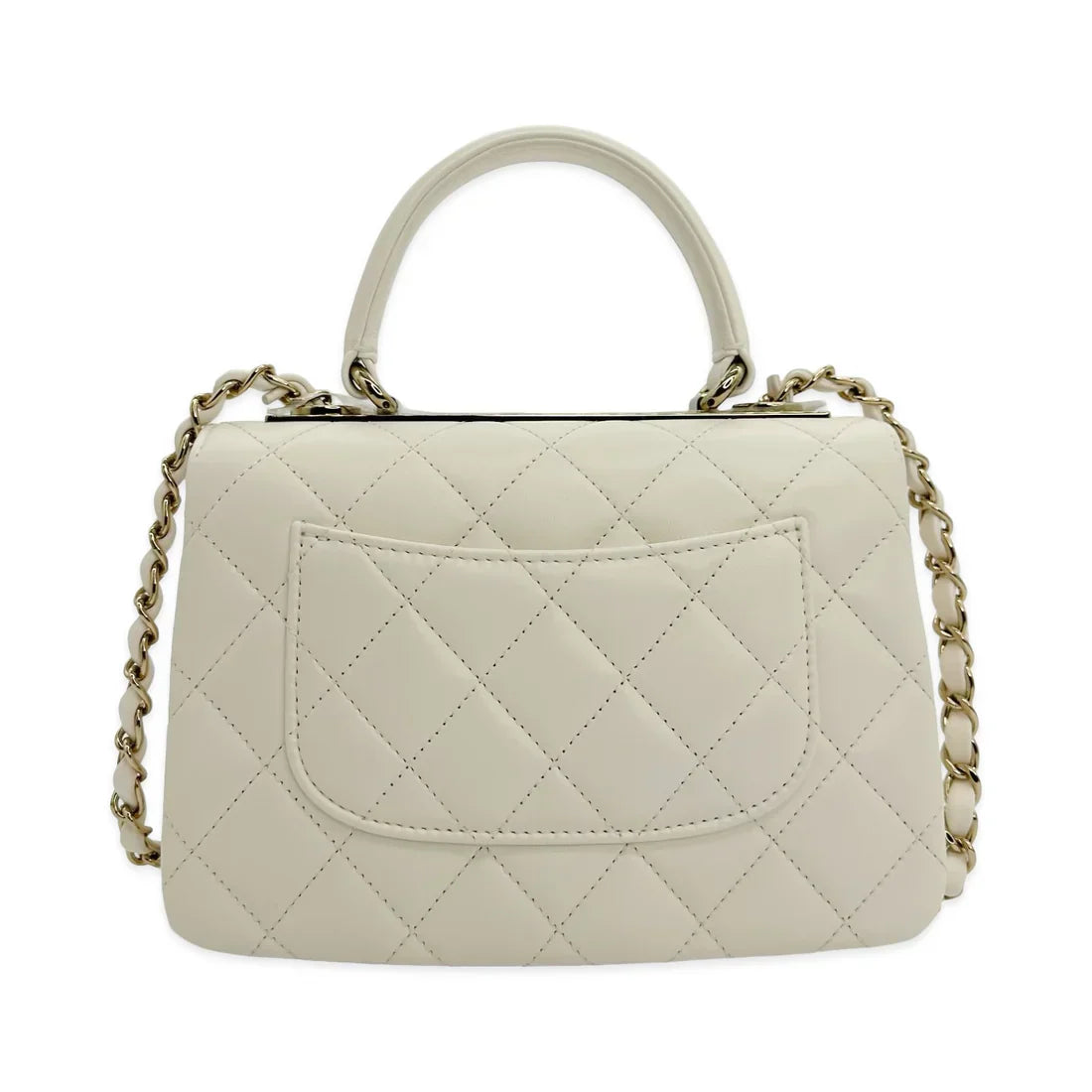 CHANEL  Quilted Lambskin Mini Trendy Top Handle