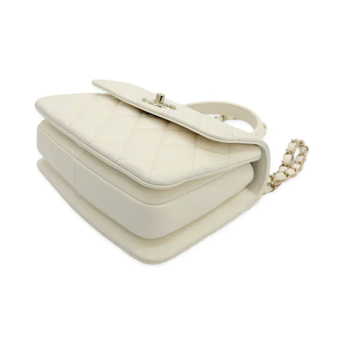 CHANEL  Quilted Lambskin Mini Trendy Top Handle