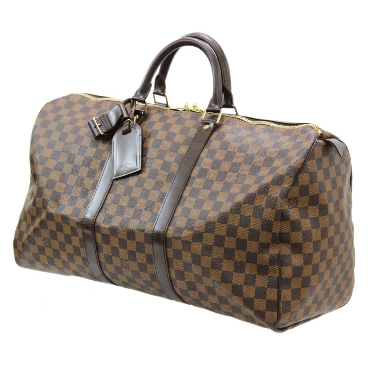 Louis Vuitton Keepall Bandouliere Bag Damier 55
