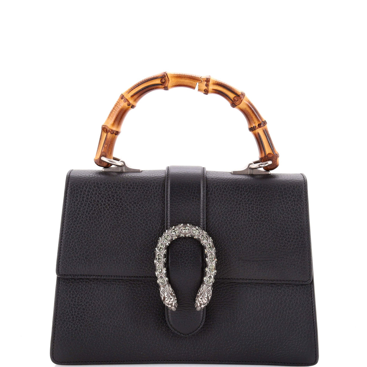 Gucci Dionysus Bamboo Top Handle Bag Leather Medium