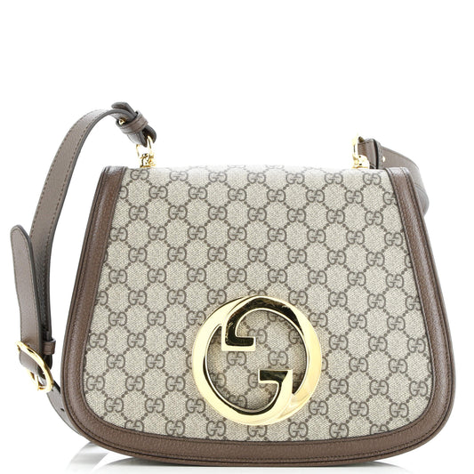 Gucci Blondie NM Flap Shoulder Bag Leather Medium