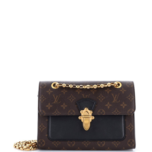 Louis Vuitton Victoire Handbag Monogram Canvas and Leather