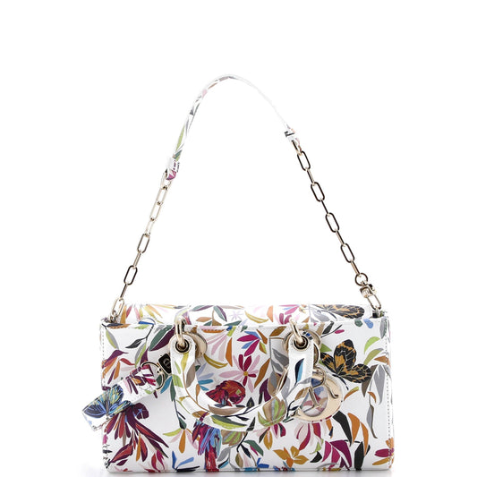Christian Dior Lady D-Joy Bag Printed Leather Medium