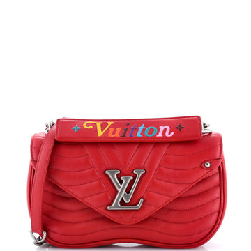 New Wave Chain Bag Quilted Leather MM