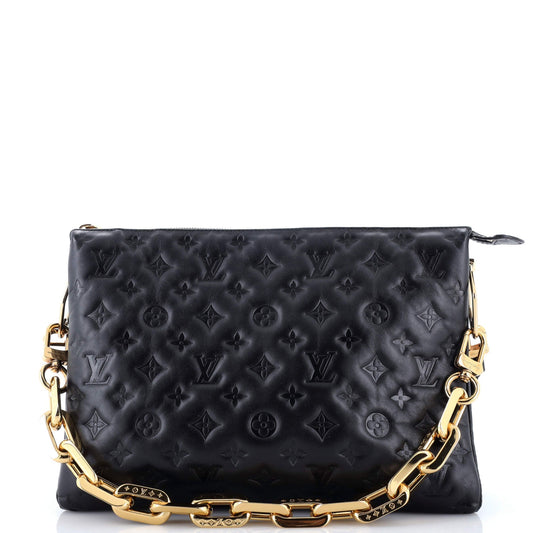 Louis Vuitton Coussin Bag Monogram Embossed Lambskin MM