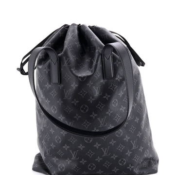 Cabas Light Drawstring Bag Monogram Eclipse Canvas