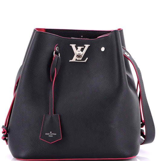 Louis Vuitton Lockme Bucket Bag Leather