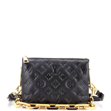 Coussin Bag Monogram Embossed Lambskin BB