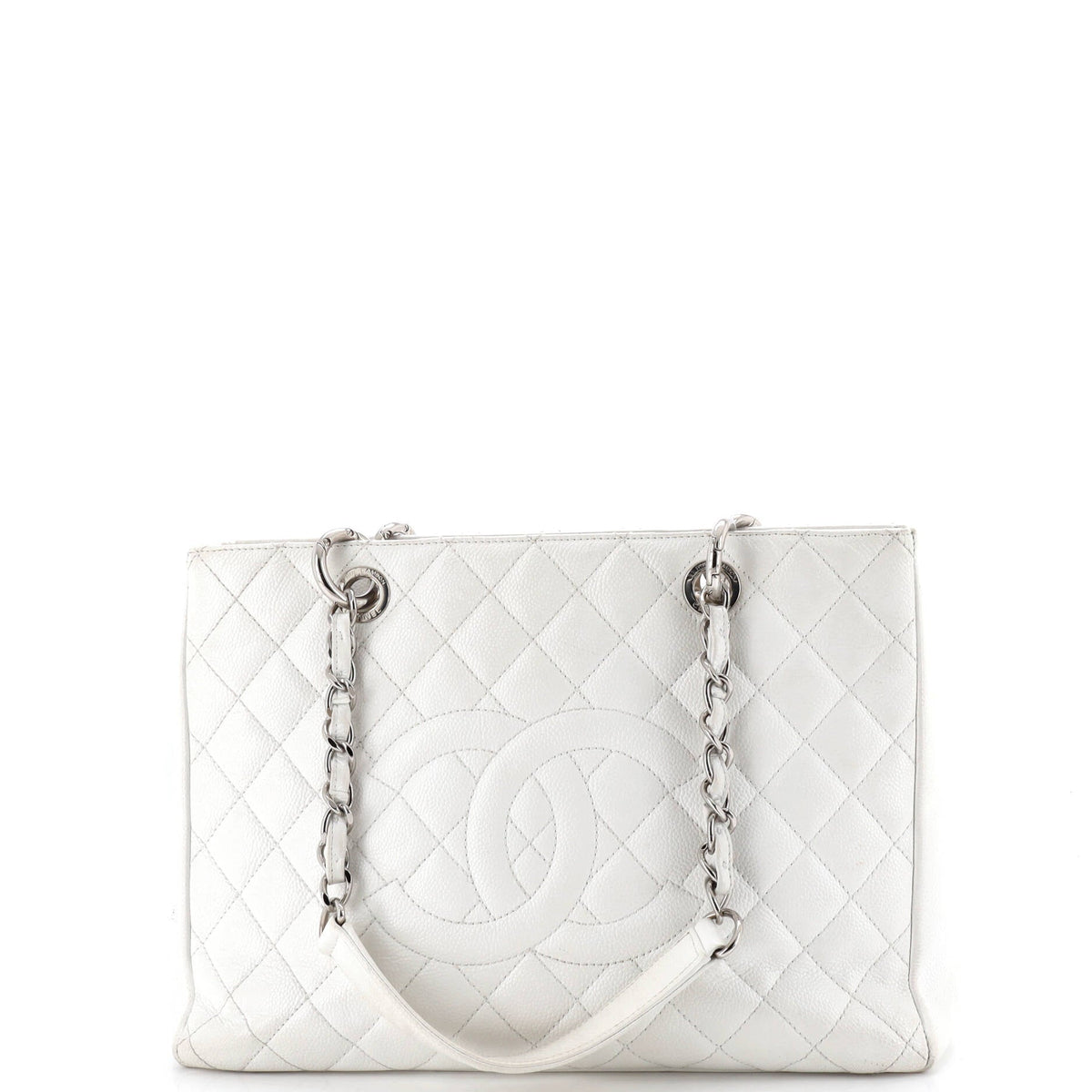 Chanel Grand Shopping Tote Quilted Caviar