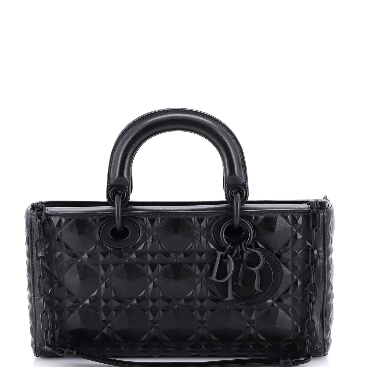Christian Dior Ultra Matte Lady D-Joy Bag Diamond Motif Cannage Calfskin Medium