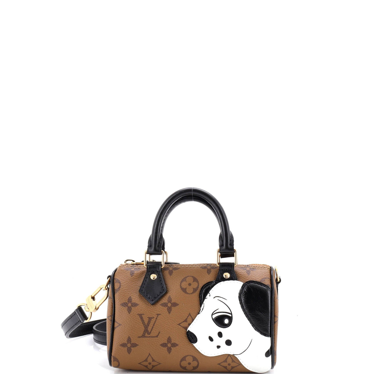 Louis Vuitton Speedy Bandouliere NM Bag Limited Edition Sun Yitian Reverse Monogram Canvas Nano