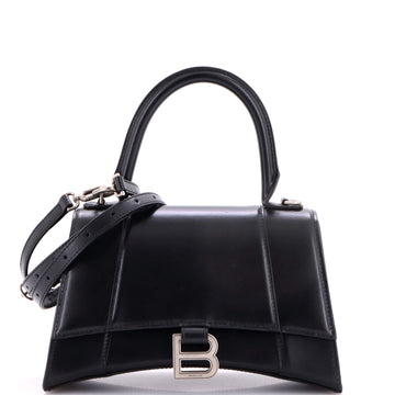 Hourglass Top Handle Bag Leather Small