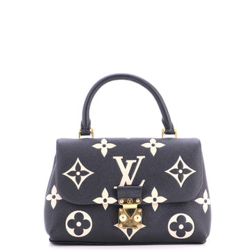 Madeleine Handbag Bicolor Monogram Empreinte Giant BB