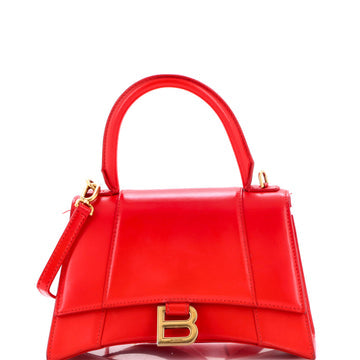 Hourglass Top Handle Bag Leather Small