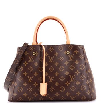Montaigne Handbag Monogram Canvas MM