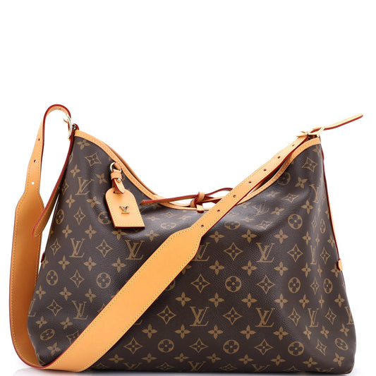 Louis Vuitton CarryAll Hobo Monogram Canvas MM
