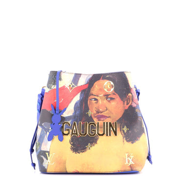 NeoNoe Handbag Limited Edition Jeff Koons Gauguin Print Canvas