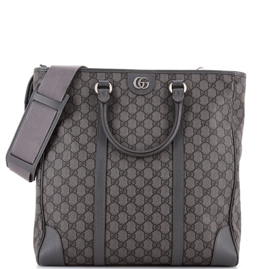 Gucci Ophidia Convertible Tote GG Coated Canvas Medium
