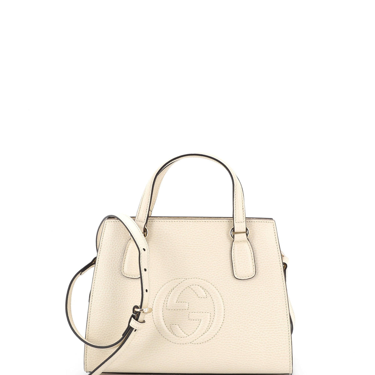 Gucci Soho Convertible Top Handle Satchel Leather Small