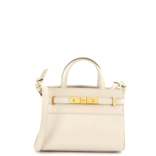 Saint Laurent Manhattan Handbag Leather Nano