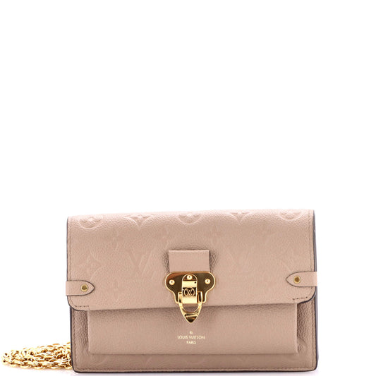 Louis Vuitton Vavin Chain Wallet NM Monogram Empreinte Leather