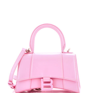 Hourglass Top Handle Bag Leather XS