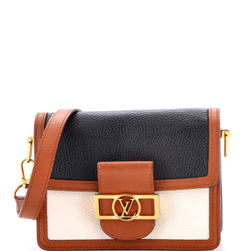 Dauphine Shoulder Bag Taurillon Leather Mini