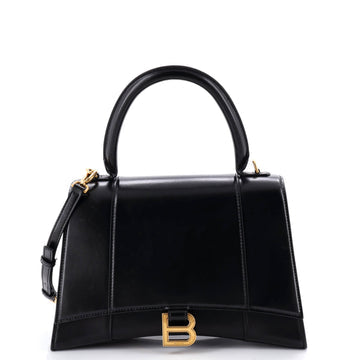 Hourglass Top Handle Bag Leather Medium