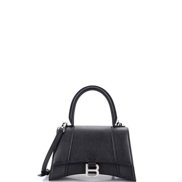 Hourglass Top Handle Bag Leather Small