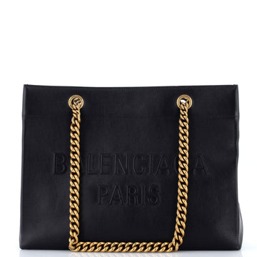 Duty Free Chain Tote Leather Medium
