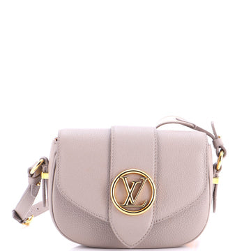 LV Pont 9 Soft Bag Leather PM