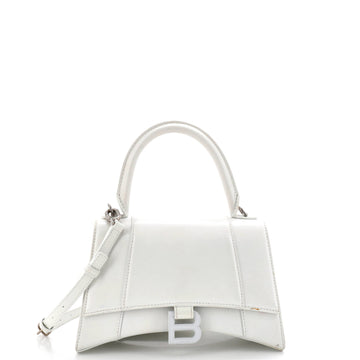 Hourglass Top Handle Bag Leather Small