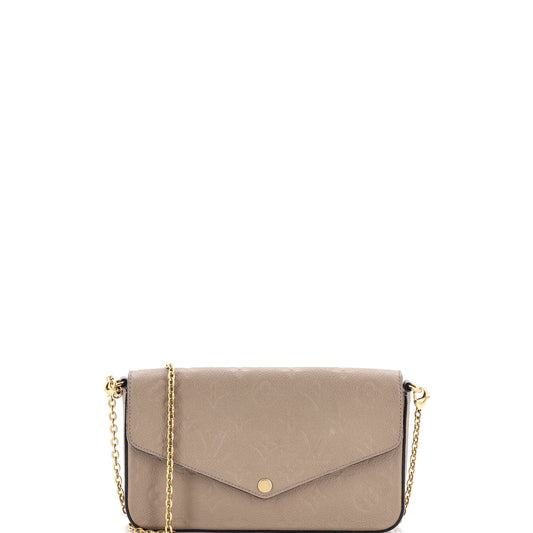 Louis Vuitton Felicie Pochette Monogram Empreinte Leather