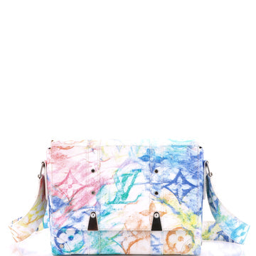 Trunk Messenger Bag Limited Edition Monogram Pastel Multicolor