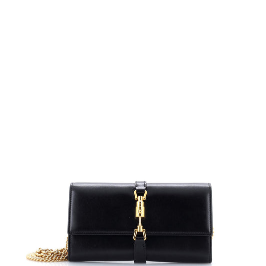 Gucci Jackie 1961 Continental Chain Wallet Leather