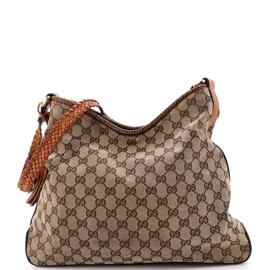 Gucci Marrakech Hobo GG Canvas Medium