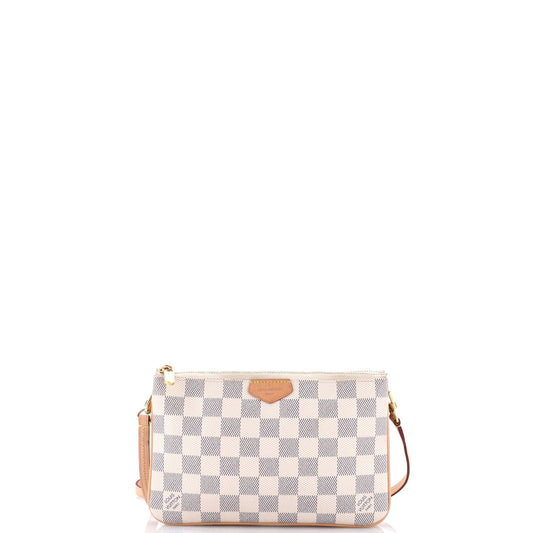 Louis Vuitton Double Zip Pochette Damier