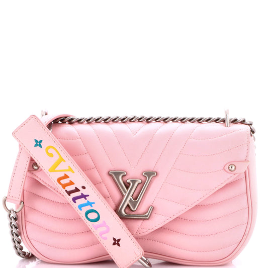 Louis Vuitton New Wave Chain Bag Quilted Leather MM
