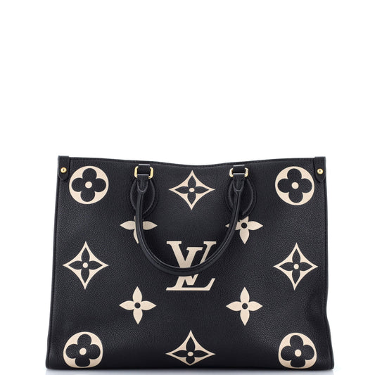 Louis Vuitton OnTheGo Tote Bicolor Monogram Empreinte Giant MM