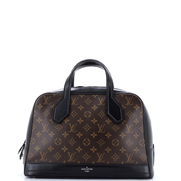 Dora Handbag Monogram Canvas and Calfskin MM